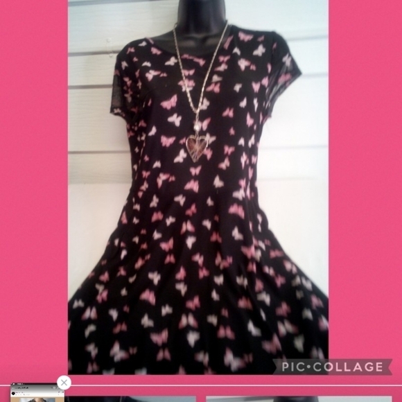 SOCIETY butterfly dress - Picture 4 of 5